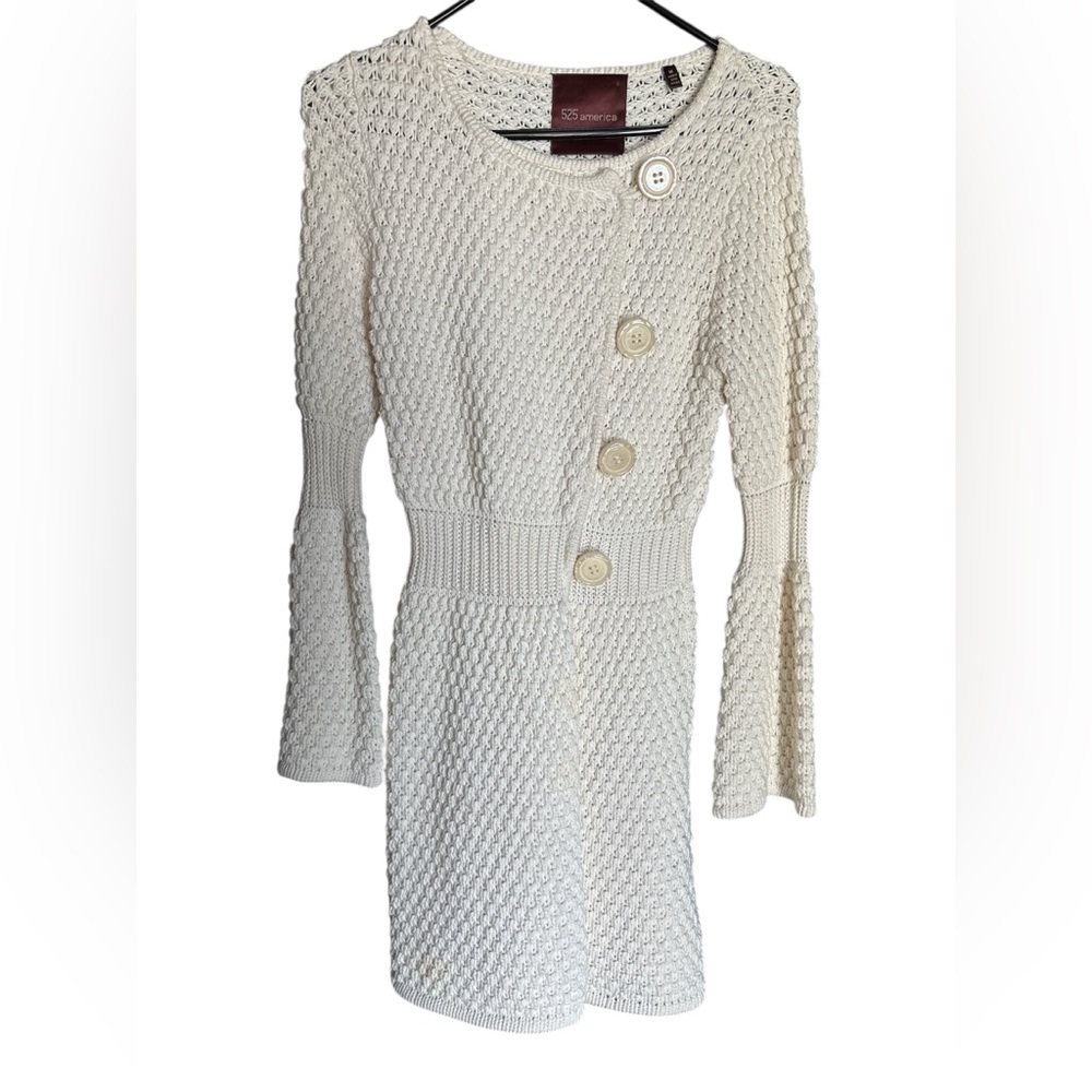 525 America Cream Knit Sweater
